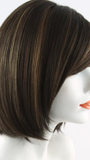 Color Coffee-Latte=Dark Brown with Dark Brown & Honey Brown 50/50 blend highlights