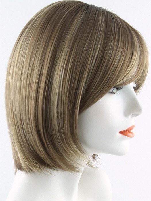 MOCHACCINO R | Rooted Medium Brown with Light Brown Base and Strawberry Blonde Highlights