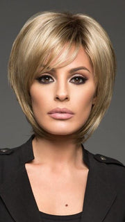 REESE LARGE WIG by Noriko in CREAMY TOFFEE R | Rooted Dark Blonde  Evenly Blended with Light Platinum Blonde and Light Honey Blonde