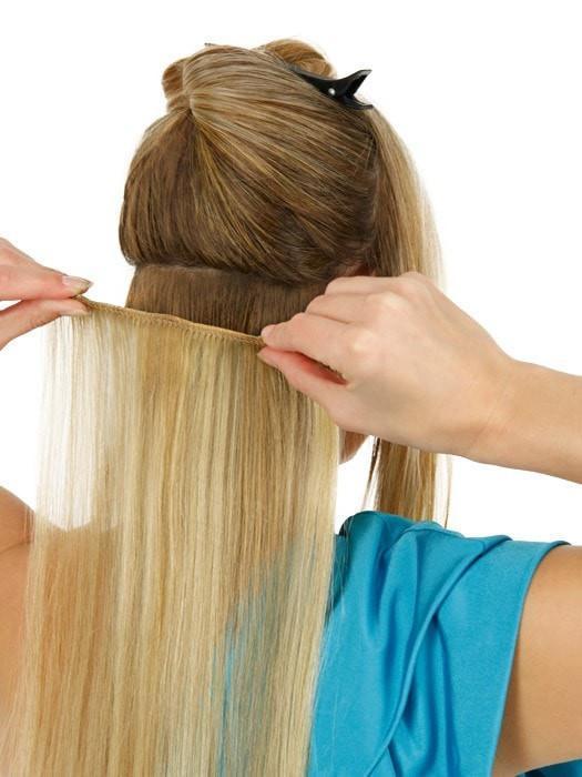 Add Length & Volume with these 100% Human Hair Clip-In Extensions