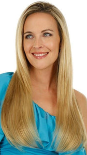 Apply heat (Flat iron) and wear them sleek & straight: Color R25