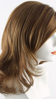R3025S GLAZED CINNAMON | Medium Auburn with Ginger Blonde Highlights on Top