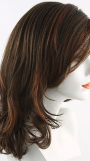 R6/28H COPPERY MINK | Dark Medium Brown Evenly Blended with Vibrant Red Highlights