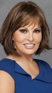CLASSIC CUT by Raquel Welch in RL8/29 GLAZED HAZELNUT	Rich Medium Brown with Ginger Highlights on Top