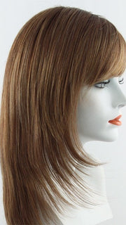 Color R3025S+ = Glazed Cinnamon: Medium Reddish Brown with Ginger Highlights