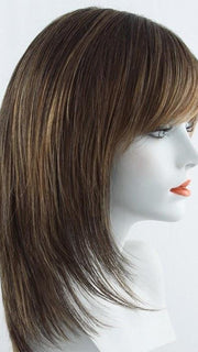 R829S GLAZED HAZELNUT | Rich Medium Brown with Ginger Highlights on Top