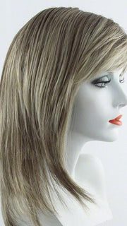 SS12/22 SHADED CAPPUCCINO | Light Golden Brown Evenly Blended with Cool Platinum Blonde Highlights and Dark Roots