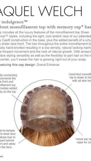 GRAND ENTRANCE by Raquel Welch | Cap Construction Details