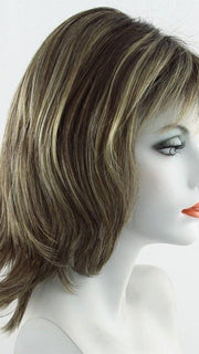 SS8/25 SHADED GOLDEN WHEAT | Rich Medium Brown Evenly Blended with Golden Blonde Highlights with Dark Roots