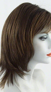 SS8/29 SHADED HAZELNUT | Rich Medium Brown Evenly Blended with Ginger Blonde Highlights with Dark Roots