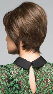Tapered Neckline | Color: SS4/6 Rich Dark Brown with even Darker Roots