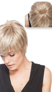 On the Move features a monofilament crown for a natural look where the hair parts
