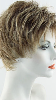Color RL14/22SS Shaded Wheat=Reddish Blonde w/ Light Blonde Highlights and Medium Brown Roots