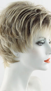 Color RL19/23SS = Shaded Biscuit: Cool Platinum blonde with subtle highlights and medium brown roots