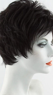 RL2/4 OFF BLACK | Black Evenly Blended with Dark Brown Highlights
