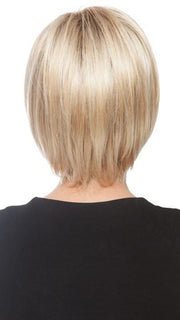 Subtly layered collar-length back