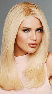 PROVOCATEUR by Raquel Welch in SS26 SHADED CHARDONNAY | Light Golden Blonde with Pearly highlights and Dark Golden Blonde roots
