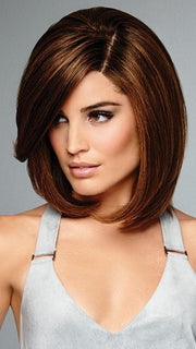 SAVOIR FAIRE by Raquel Welch in SS8/29 SHADED HAZELNUT | Rich Medium Brown Evenly Blended with Ginger Blonde Highlights with Dark Roots