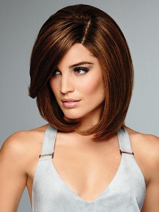 SAVOIR FAIRE by Raquel Welch in SS8/29 SHADED HAZELNUT | Rich Medium Brown Evenly Blended with Ginger Blonde Highlights with Dark Roots