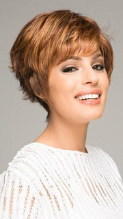 SPARKLE WIG by Raquel Welch in R3329S+ GLAZED AUBURN | Rich Dark Auburn with Pale Ginger Blonde Highlights