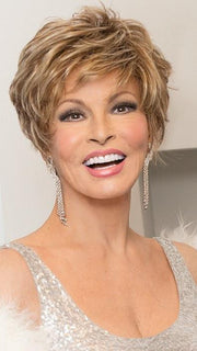 SPARKLE ELITE by Raquel Welch in R29S+ GLAZED STRAWBERRY | Light Red with Strawberry Blonde Highlights