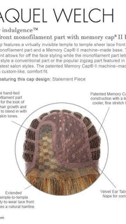 STATEMENT PIECE by Raquel Welch | Cap Construction Details