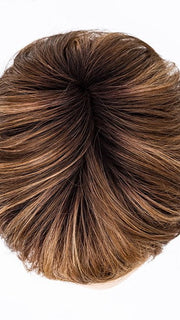 MOCCA ROOTED 30.20.27 | Light Auburn and Light Strawberry Blonde with Dark Strawberry Blonde Blend and Shaded Roots