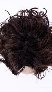 PLUM BROWN ROOTED 4.33.133 | Darkest Brown Blended with Dark Auburn and Red Violet Blend with Shaded Roots