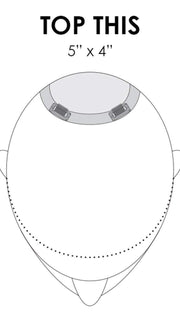 Clip in volumizer adds thickness at the crown, ideal for the beginning stages of hair loss.