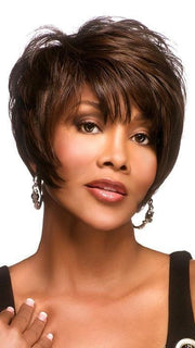 MOORE by Vivica Fox in FS4/30 | 80% Medium Dark Brown with 20% Copper Blonde Frost