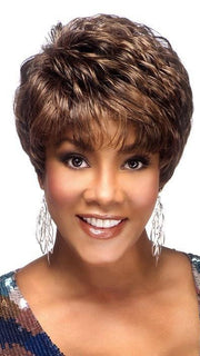 AMY by Vivica Fox in P4/27/30 Piano | Medium Dark Brown, Honey Blonde, and Copper Blonde