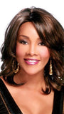 Autumn Wig by Vivica Fox in FS4/27 | 80% Medium Dark Brown with 20% Honey Blonde Frost