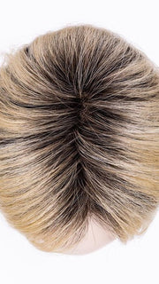 SAHARA BEIGE ROOTED 26.25.20 | Light and Lightest Golden Blonde with Light Strawberry Blonde Blend and Shaded Roots