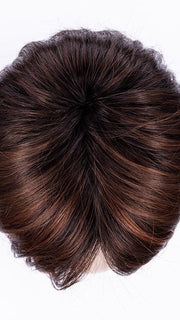 AUBURN ROOTED 33.130.4 | Dark Auburn, Deep Copper Brown, and Darkest Brown Blend with Shaded Roots