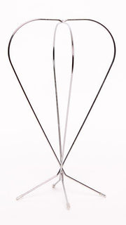 Metal wig head stand