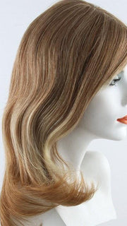 FLAME | Medium Auburn Highlighted with Strawberry Blonde and Ash Blonde